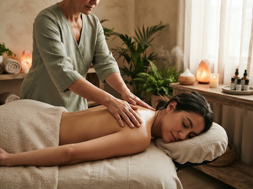 Técnica de masaje descontracturante profesional por Marcela